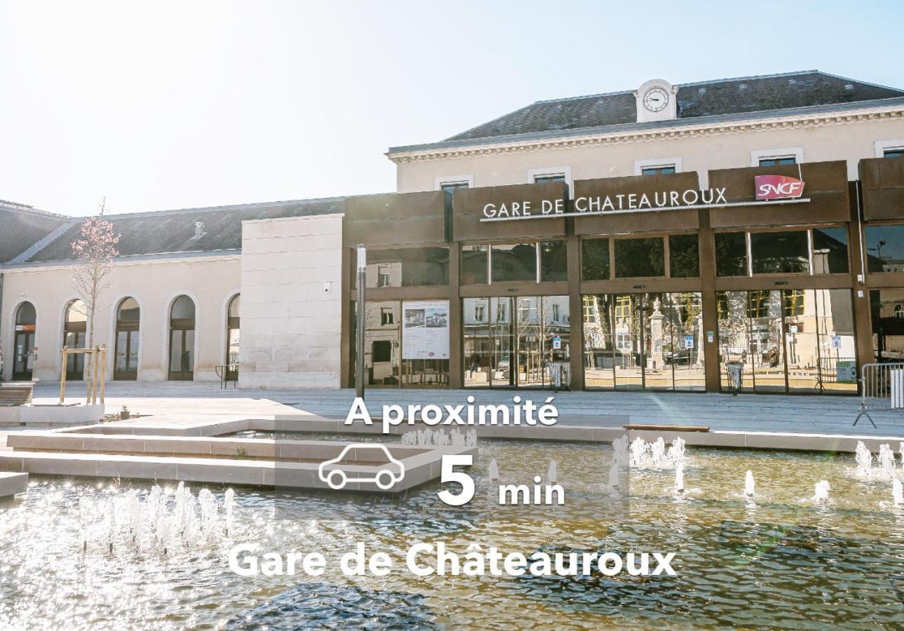 Le Haussmann ⸱ Stationnement Gratuit ⸱ Fibre Déols Exterior foto